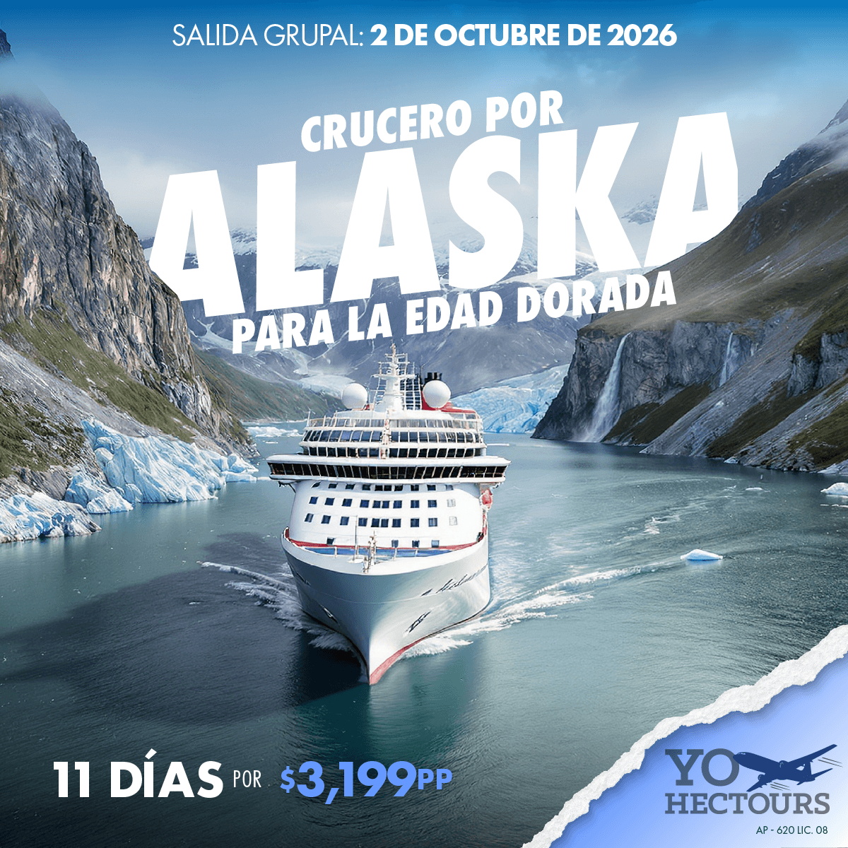 Crucero Por Alaska para La Edad Dorada
