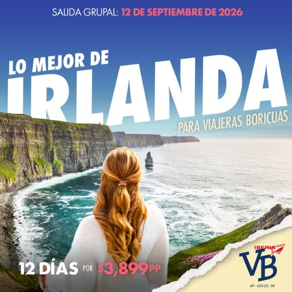 Viajeras Boricuas: Lo Mejor De Irlanda 2026