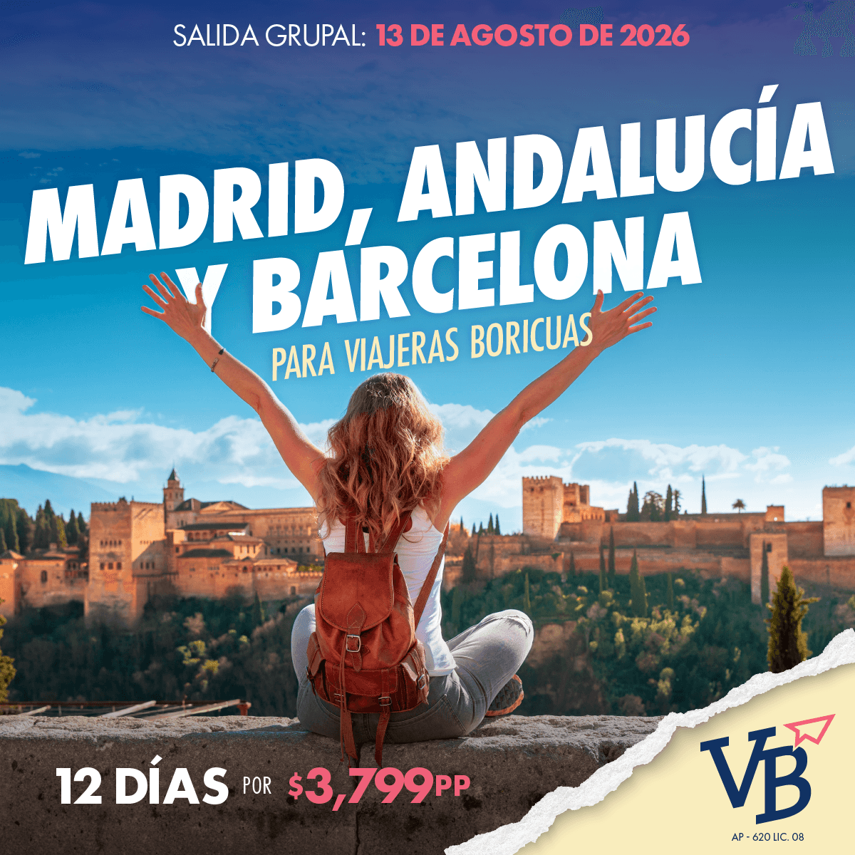 Viajeras Boricuas: Madrid, Andalucía y Barcelona