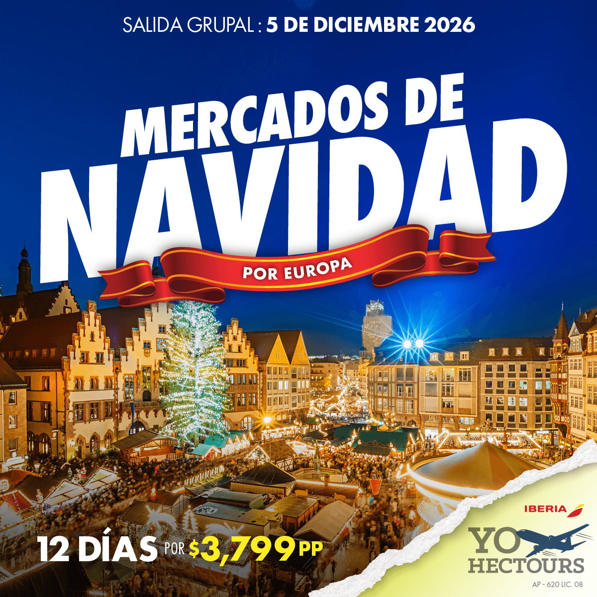 Mercados de Navidad por Europa 2026