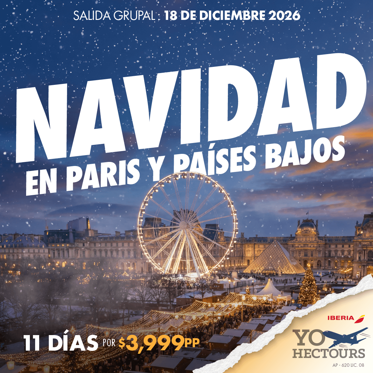 Navidad en París y Países Bajos